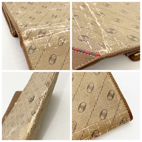 Gucci vintage monogram canvas and leather accessory collection wallet - Picture 4 of 11